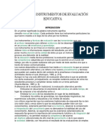 Tecnicas e Instrumentos de Evaluación