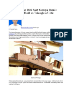 Penyelamatan Diri Saat Gempa Bumi