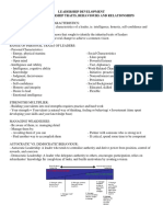 Week 2 Leadership Traits Behaviours and Relationships