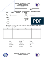 Filipino Exam