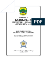 2019 - Kurikulum SMPN 1 Senayang
