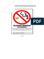 Tanda Dilarang Merokok-Sesuai Standar