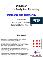 CHM4400 Advanced Analytical Chemistry: Microchip and Microarray