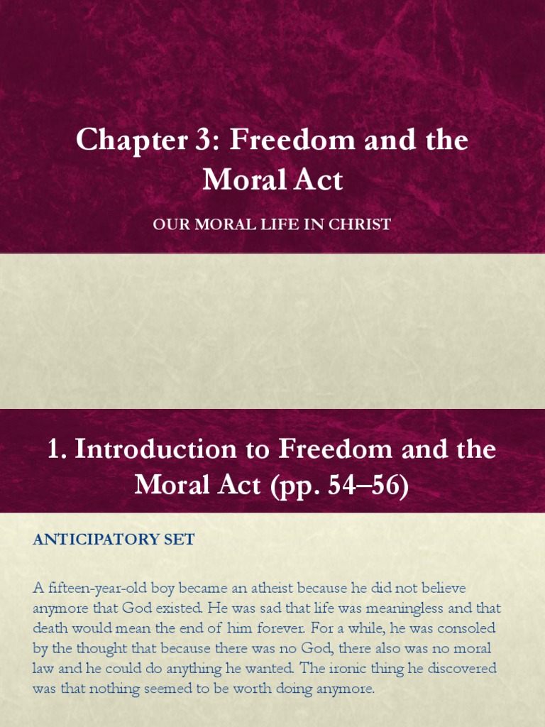 Understanding Freedom and Moral Choices | PDF | Free Will | Morality