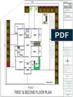 First & Second Floor Plan: Client Mr. Kamlesh Y