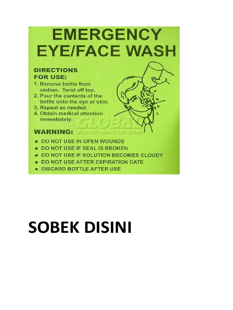 Eye Wash PDF