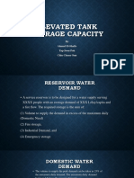 Elevated Tank Storage Capacity