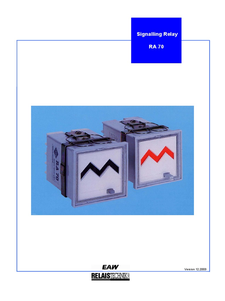 Flag Relay PDF Relay Alternating Current