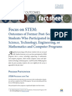 Focus On STEM:: Fact Sheet