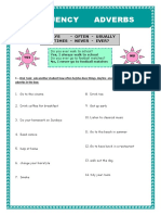 FREQUENCY ADVERBS