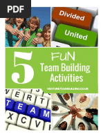 5 Fun Activities From Team Building Activity Book PDF