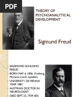 Theory of Psychoanalytical Development: Sigmund Freud