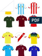 Camisetas Copa America