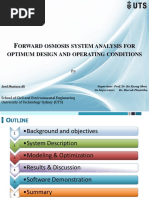 Forward Osmosis System Analysis