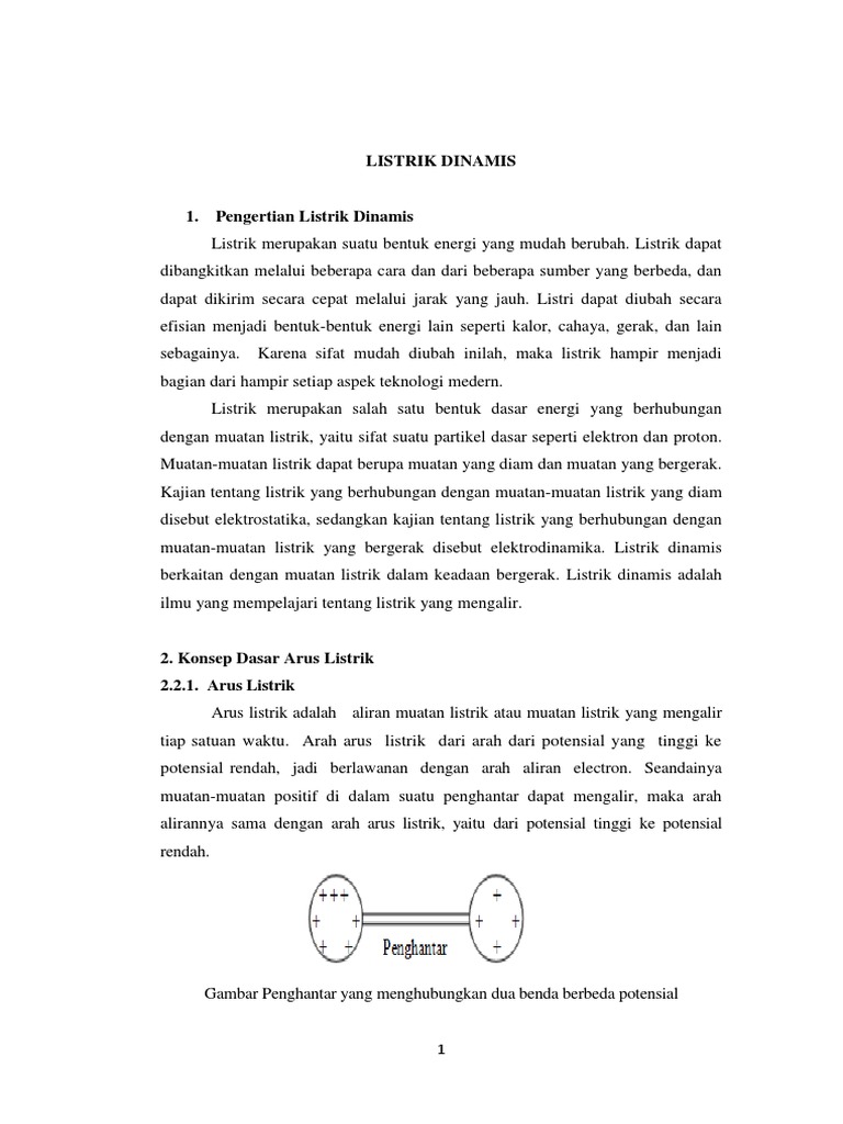 Makalah Listrik Dinamis Docx