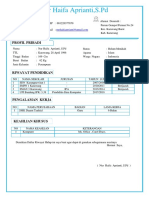 CV Nur Haifa Aprianti, S.PD PDF
