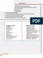 Tally ERP.9: Ladger Creat Under Group