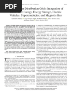 Future Power Distribution Grids: Integration of Renewable Energy, Energy Storage, Electric Vehicles, Superconductor, and Magnetic Bus