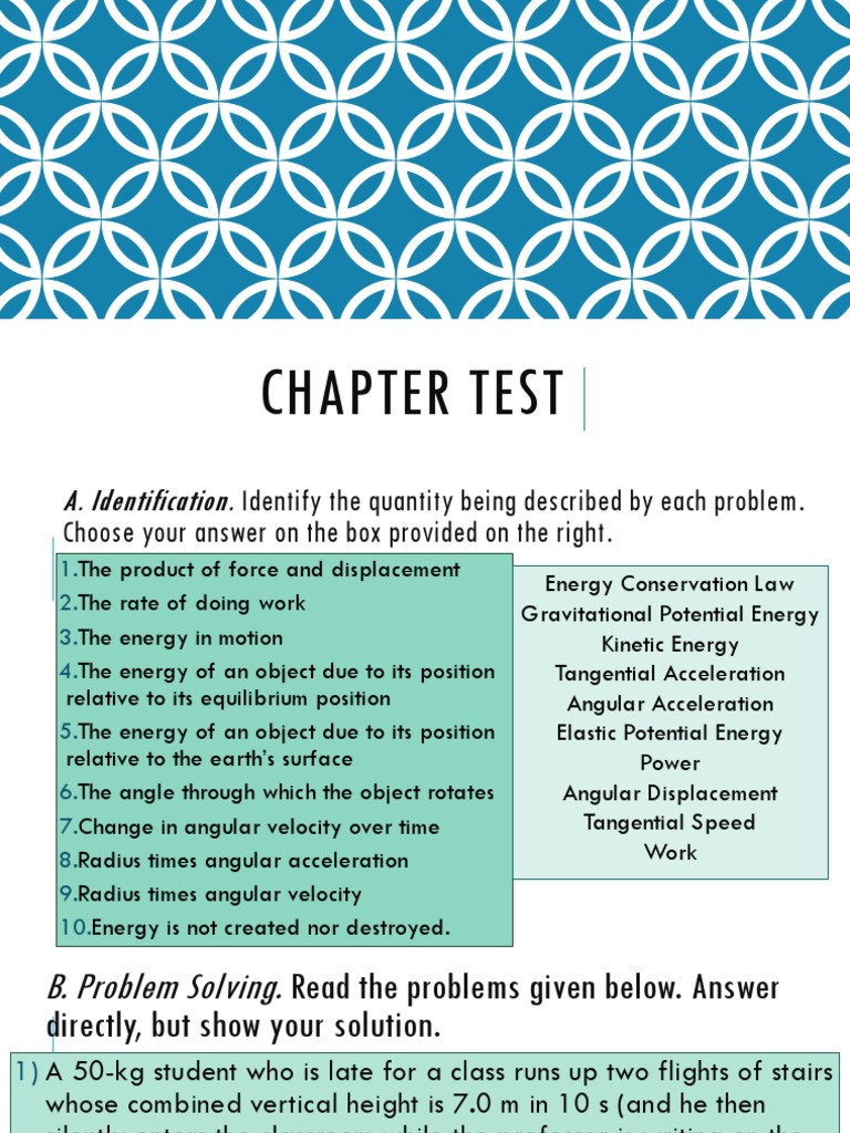 Chapter Test | PDF