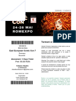 East European Comic Con 3-Day Ticket