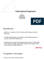 Netflix - International Expansion: Nasir Butt Zoya Farooq M Talha Malik