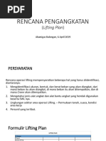 Panduan Membuat Lifting Plan Crane | PDF