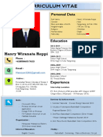 Curriculum Vitae: Hanry Wiranata Reppi