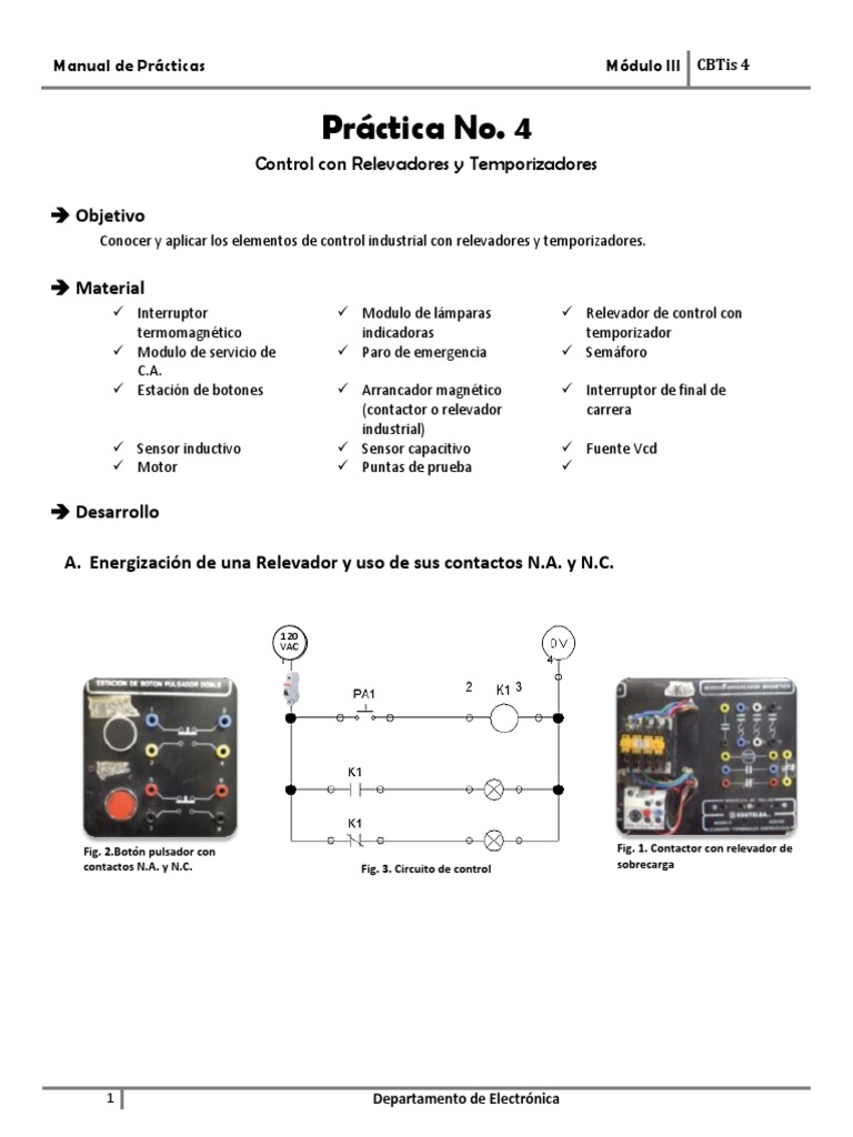 Práctica No 4 Pdf Semáforo Electrónica