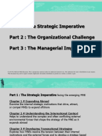 Part 1: The Strategic Imperative Part 2: The Organizational Challenge Part 3: The Managerial Implications