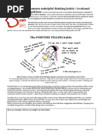 Badthinkinghabitsworksheet PDF