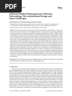 Software-Defined Heterogeneous Vehicular Networking: The Architectural Design and Open Challenges