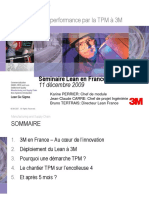 Amélioration de la performance par la TPM à 3M en France