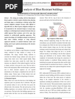 Structural Analysis of Blast Resistant Buildings