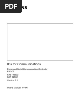 Ics For Communications: Enhanced Serial Communication Controller Escc2 Sab 82532 Saf 82532