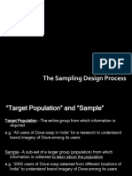 The Sampling Design Process in Market Research
