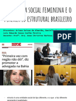A Minoria Social Feminina e o Machismo Estrutural Brasileiro