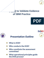 SBM Practice and Dod PDF