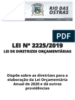 LEI DE DIRETRIZES ORÇAMENTÁRIAS