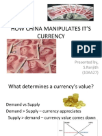 How China Manipulates It's Currency