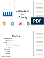 Course - Surface Area and Porosity BET PDF