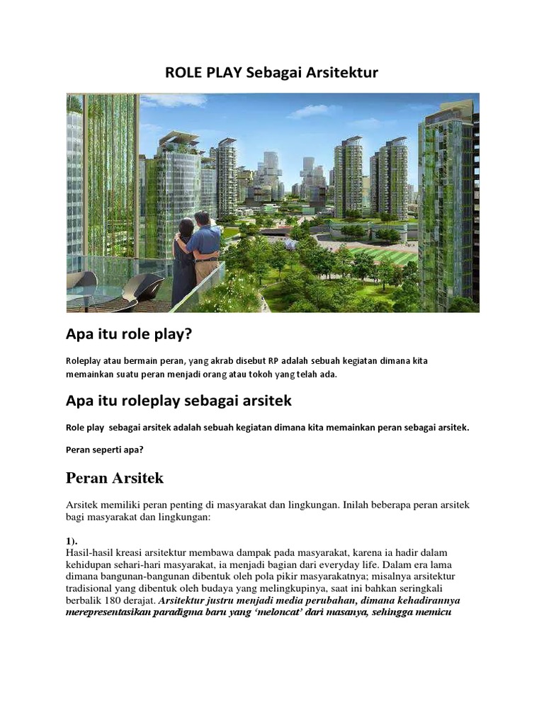Apa Itu Role Play PDF