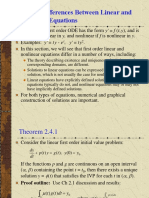 CH 2.4: Differences Between Linear and Nonlinear Equations