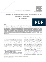 The Impact of Reputation and Variance Investigations On The PDF