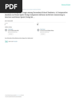 A Study on Computer Usage Among Secondary School S