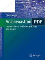  Archaeoastronomy Introduction to the Science of Stars and Stones 2016