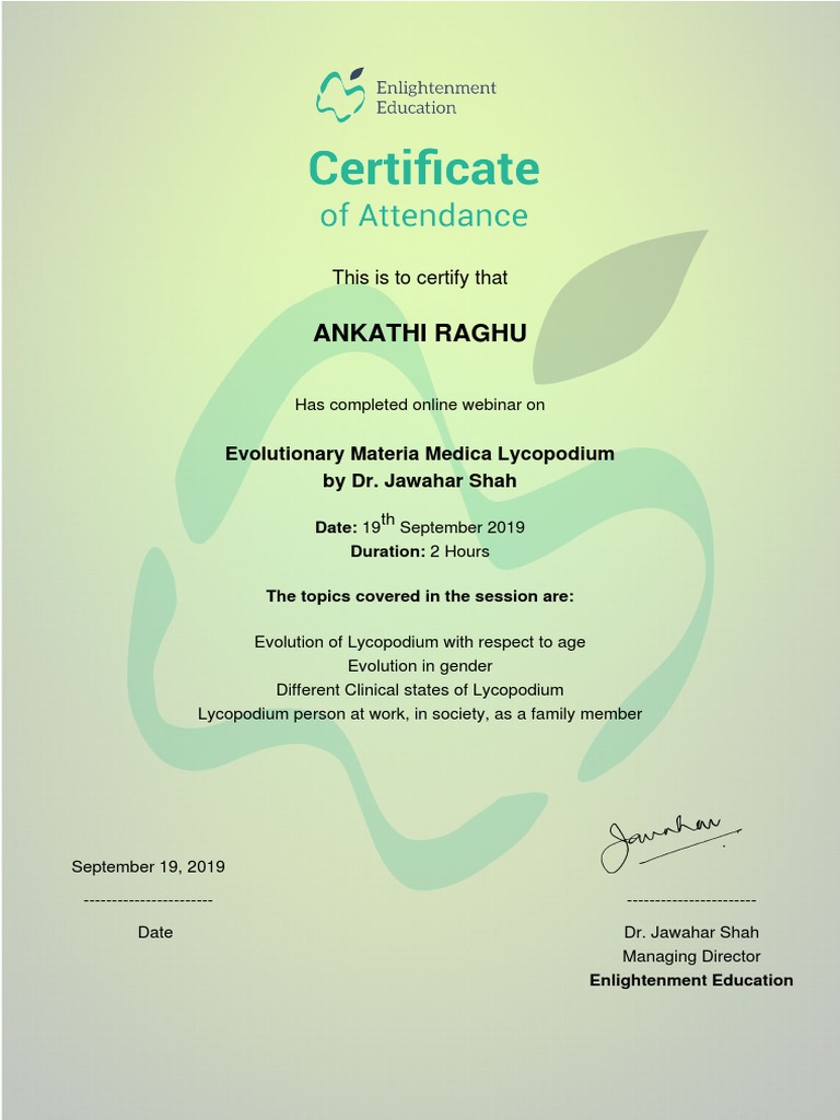 Ankathi Raghu: This Is To Certify That | PDF