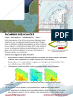 Floating Breakwater: Project Descrip On - "Jadeweserport" (JWP)