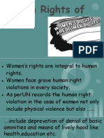 Women's Rights & Human Rights Violations