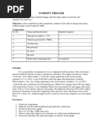 Schmitt Trigger Design and Analysis | PDF