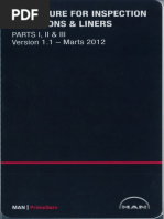 MAN Procedure For Inspection of Pistons and Liners | PDF